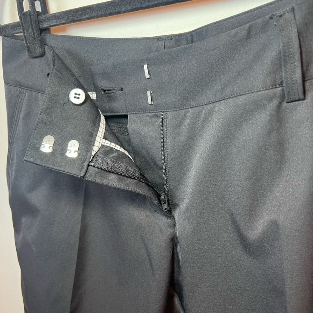 Adidas Women’s Climalite Bermuda Golf Shorts Black Pockets Stretch Athletic Sz 4 - Picture 9 of 11